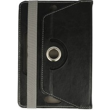 Newface Universal 7 Kılıf 360 Tablet Deri Kılıf - Siyah