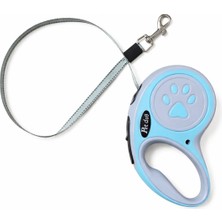 PHENORA Köpek Tasması - Otomatik Uzayan 3 Metre Kilit Düğmeli Köpek Gezdirme Tasması