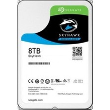 Seagate 8tb ST8000VX010 256 MB Önbellek 5400 Rpm 3.5" 7-24 Güvenlik (Koyuncu Distribitör Ürünü)
