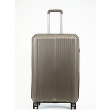 GROUND Sirius Büyük Boy Valiz Krom - 10728