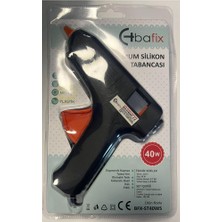 Bafix Mum Silikon Tabancası Siyah 40W