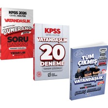 Anla Kazan Yayınları 2026 Kpss Vatandaşlık Bumerang Soru Bankası & Kpss Vatandaşlık Deneme & Kpss Vatandaşlık Çıkmış Sorular Seti