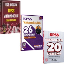Anla Kazan Yayınları Eğit Akademi Kpss Vatandaşlık Soru Bankası & Kpss Vatandaşlık 2'li Deneme Seti
