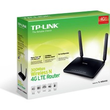 Tp-Link TL-MR6400 300 Mbps 4 Port 4g Kablosuz Router Sim Kartlı