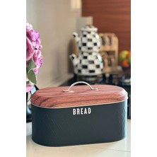 Rooc Ekmeklik, Metal Ekmeklik, Ekmek Sepeti ,yerli Üretim (34 cm x 19 cm x 16 Cm)