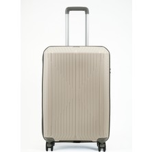 GROUND Sirius Büyük Boy Valiz Kemik-Gri - 10728