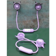 Eco Lounge Kuromi Şarjlı Boyun Fanı Vantilatör 2 Kademeli Model 1