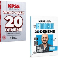 Anla Kazan Yayınları Retro 2026 Kpss Vatandaşlık 26 Deneme & Kpss Vatandaşlık 20 Deneme Çözümlü Deli Defteri Yayınları Seti