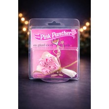 İnci Sepette Pembe Panter Temalı Hot Flowers Özel Üretim ve Basım Karakteri Hediye Buketi