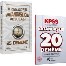 Anla Kazan Yayınları Cba 2026 Kpss Vatandaşlık Vatandaşlığın Pusulası 25 Deneme & Kpss Vatandaşlık 20 Deneme Deli Defteri Yayınları Seti