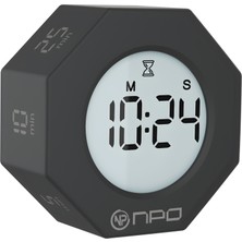 Npo NPT22C Alarmlı G-Sensör Otomatik Zamanlayıcılı Küp Kronometre Pomodoro Motivasyon Saati