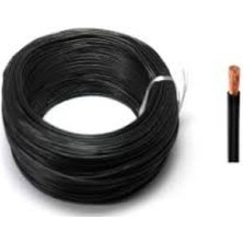 My Flex Han Nyaf-0.34-Sh ,siyah 0.34MM² 1-Damar/çok Telli 1mt Nyaf Kablo