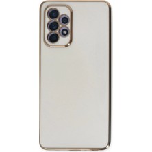 AyrStore Samsung Galaxy A52 Kılıf Volet Silikon - Beyaz