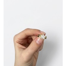 Diba Avm Yıldız Taşlı Kıkırdak Küpe Gold Renk Kadın Earcuff Küpe Yıldız Küpe Helix Küpe Tragus Küpe Tekli Küpe Minimal Küpe Kulak Üstü Küpe Trend Kadın Takı Günlük Şık Küpe
