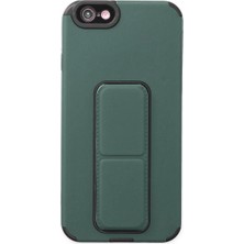 AyrStore Iphone 6 Kılıf Mega Standlı Silikon - Yeşil