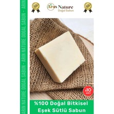 Carlburn #eşeksütlü %100 Doğal Güzel Kokulu El Yüz Saç Vücut Orijinal Bitkisel Eşek Sütlü Sabunu 120G 10 Adet