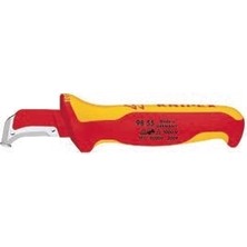 Knipex 98 55 155MM Izoleli Kablo Sıyırma Bıçağı Vde