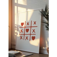 Des Vu Print Xoxo Posteri, Pinterest Temalı Çerçevesiz Poster