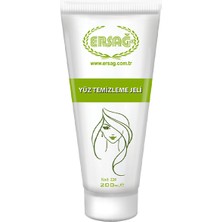 Ersağ Yüz Temizleme Jeli 200ML Arındırıcı Etkili Tüm Cilt Tipleri İçin B3 B5 Vitamini İçerir