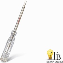 İzeltaş Betay Enerji Kontrol Kalemi Elektrik Faz Kalemi Şeffaf Saplı