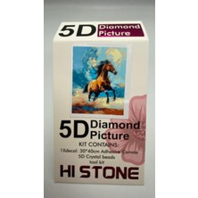 Duck Hoby 30X40 Boncuklu Taşlı Mozaik Elmas Goblen Pano Tablo Resim Puzzle Dıamond Paıntıng Hı Stone