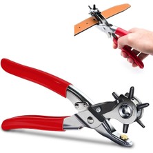 Eco Lounge Kemer, Deri, Kanvas Için 6 Delik Başlıklı Döner Kemer Delik Delme Aleti Delik Açıcı Pense Aparat