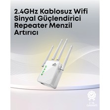Eco Lounge Yüksek Hızlı Parazit Önleyici Wifi Repeater Router