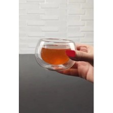 Eco Lounge Çift Cidarlı Cam Reçellik 6 Adet