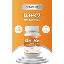 Senkavit Vitamin D3 ve K2 Içeren Yumuşak Kapsül 120 Li