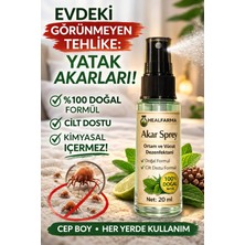 Healfarma Akar Spreyi 20 ml Doğal Yatak Akar Temizleyici Anti Mite Sprey Ev ve Vücut Için