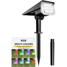 Gaman XF-7825 Güneş Enerjili Solar Bahçe Aydınlatması Saplamalı Çim Lambası ( Istediğiniz Renk Yanar)