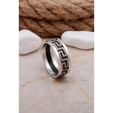 Sümer Telkari Tasarım Elişi Gümüş Erkek Alyans 30