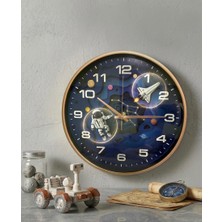 Bitiger Çocuklar Için Desenli Quartz Duvar Saati – Renkli ve Eğlenceli Saat