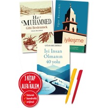 Destek Yayınları Alfa Kalem+Iyi Insan Olmanın 40 Yolu+Iyileşme+Hz. Muhammed Gibi Beslenmek+Uğur Becerikli 3 Kitap