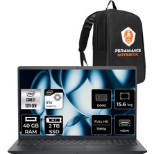 Dell Pro 15 Essential Intel Core I7 1355U 40GB 2tb SSD 15.6" Fhd 120Hz Fdos Taşınabilir Bilgisayar & Per4 Çanta PV15250007P324