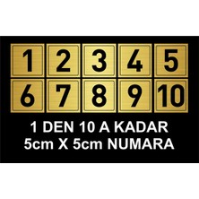 Hobishop Dolap Numarası Masa Numarası Daire Kapı Numarası Metal Levha 1 Den 10 A Kadar