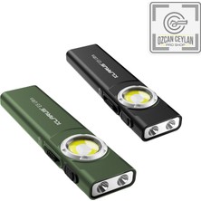 Klarus E5 Ultra - Ultra Ince, Manyetik, Şarjlı Edc El Feneri (800 Lümen)