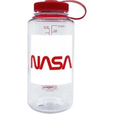 Nalgene 32OZ Wm Clr / Rd Cap Nasa Limited Edition Tritan Suluk