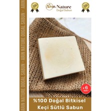 Carlburn #keçisütlü %100 Doğal Güzel Kokulu El Yüz Saç Vücut Orijinal Bitkisel Keçi Sütlü Sabunu 120G 6 Adet