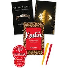 Destek Yayınları Alfa Kalem+Kadın 2.0;üst Versiyonu+Altın Kitabın Sırları+Ustalar Sınıfı Nevşah Fidan 3 Kitap Yeni