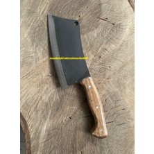 Dmrt Karbon Çelik Satır Kamp Satırı Avcı Satırı Ağzı Dönmez Çelik Kasap Satırı 550GR