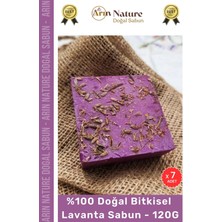 Carlburn #lavanta %100 Doğal Güzel Kokulu El Yüz Saç Vücut Orijinal Bitkisel Lavanta Sabunu 120G - 7 Adet