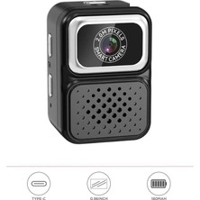 Shopwave Dijital Fotoğraf Makineleri Video Kamera Mini Anahtarlık 480P CMR36 Siyah