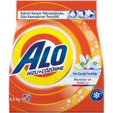 Braventa Collection Alo 4,5 kg Kar Çiçeği Ferahlğı Beyazlar ve Renkliler Hızlı Çözülme Toz Deterjan