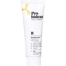 Braventa Collection Probident Aktif Probiyotikli Florürsüz Akgünlük Özüt Ilaveli Doğal Diş Macunu 75ML