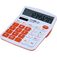 Braventa Collection Hesap Makinesi Ofis Tipi, Renkli Seri, Oranj
