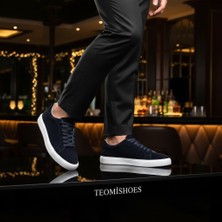 By Barretti Lacivert Süet Beyaz Taban Sneaker