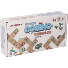 Ergün Collection RD5649 Ahşap Domino Oyunu Araçlar -Redka