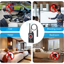 K18 Gözetim Kamera Anti Casus Dedektörü Sinyal Rf Tracker Lens Hata Dedektörü Gsm Cihazı Bulucu Gizlikamera Lazer