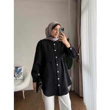 by Nursel Çiçek Kadın Trend Carla Gömlek Modal Kumaş